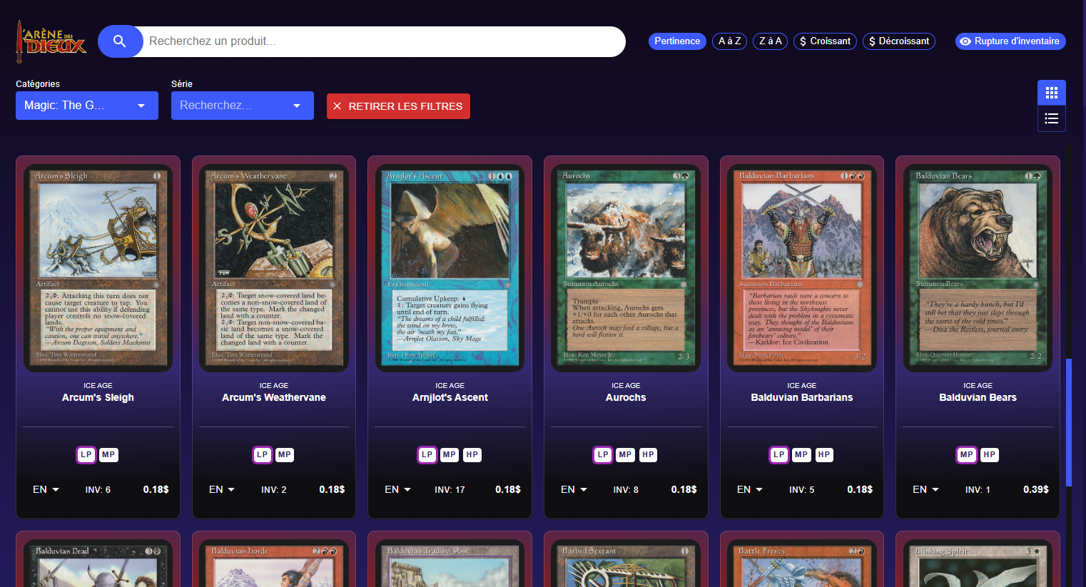 Recherche-inventaire